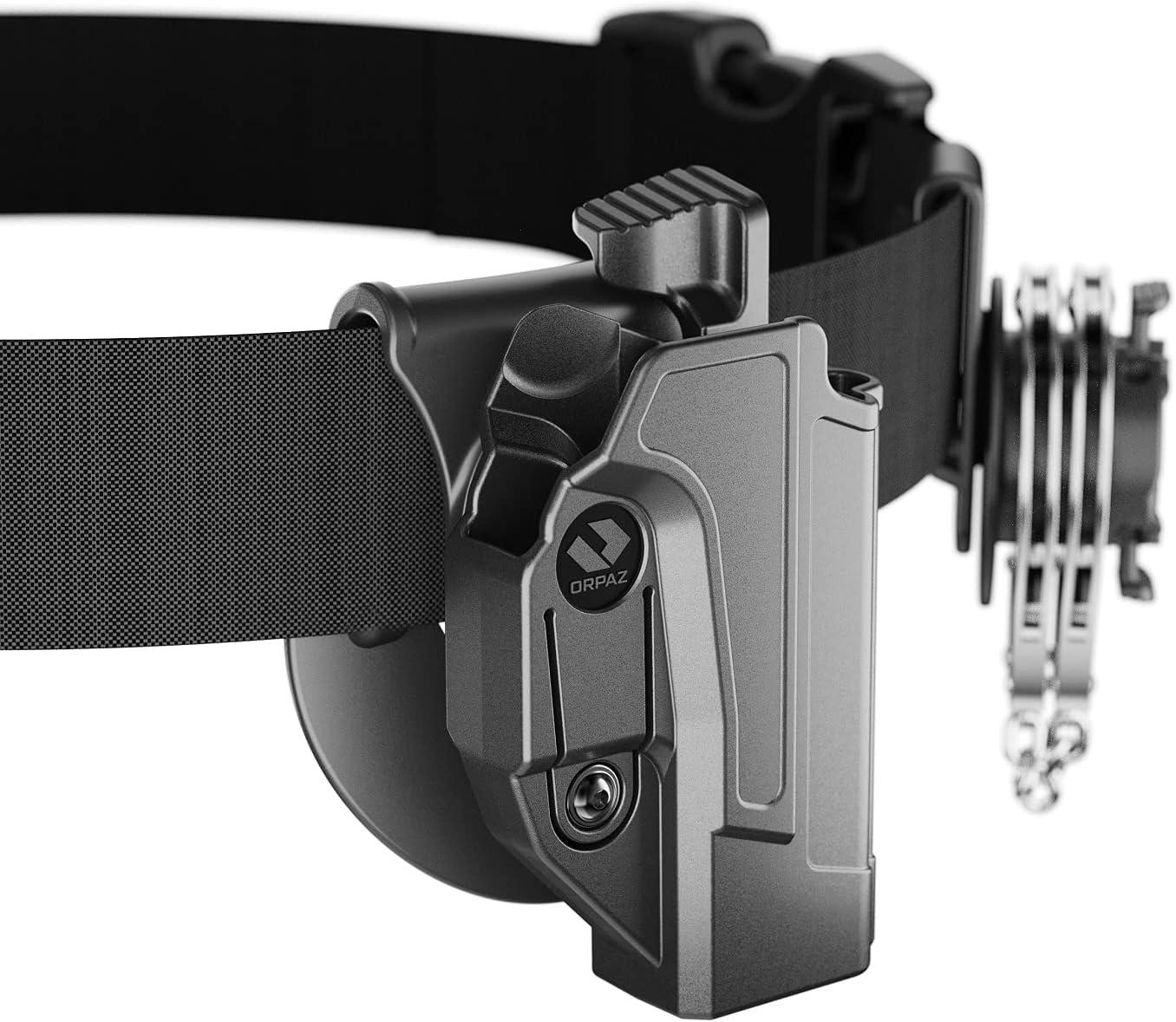 Orpaz CZ P10 Thumb Release Holster Polymer Rotation Paddle with Tension Adjustment